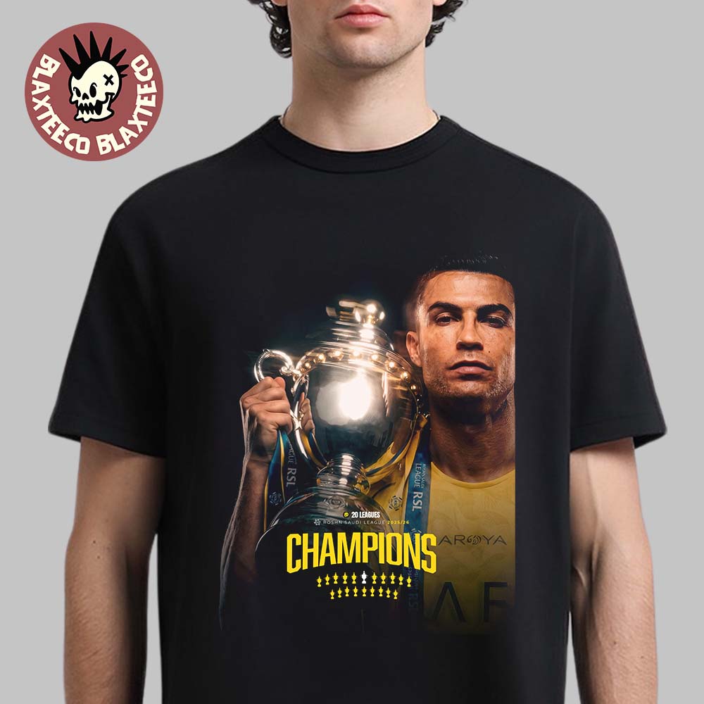 Cristiano Ronaldo Al Nassr 2026 Saudi League - Adult & Kids T-Shirts, Sweatshirts & Hoodies apparel design preview 1