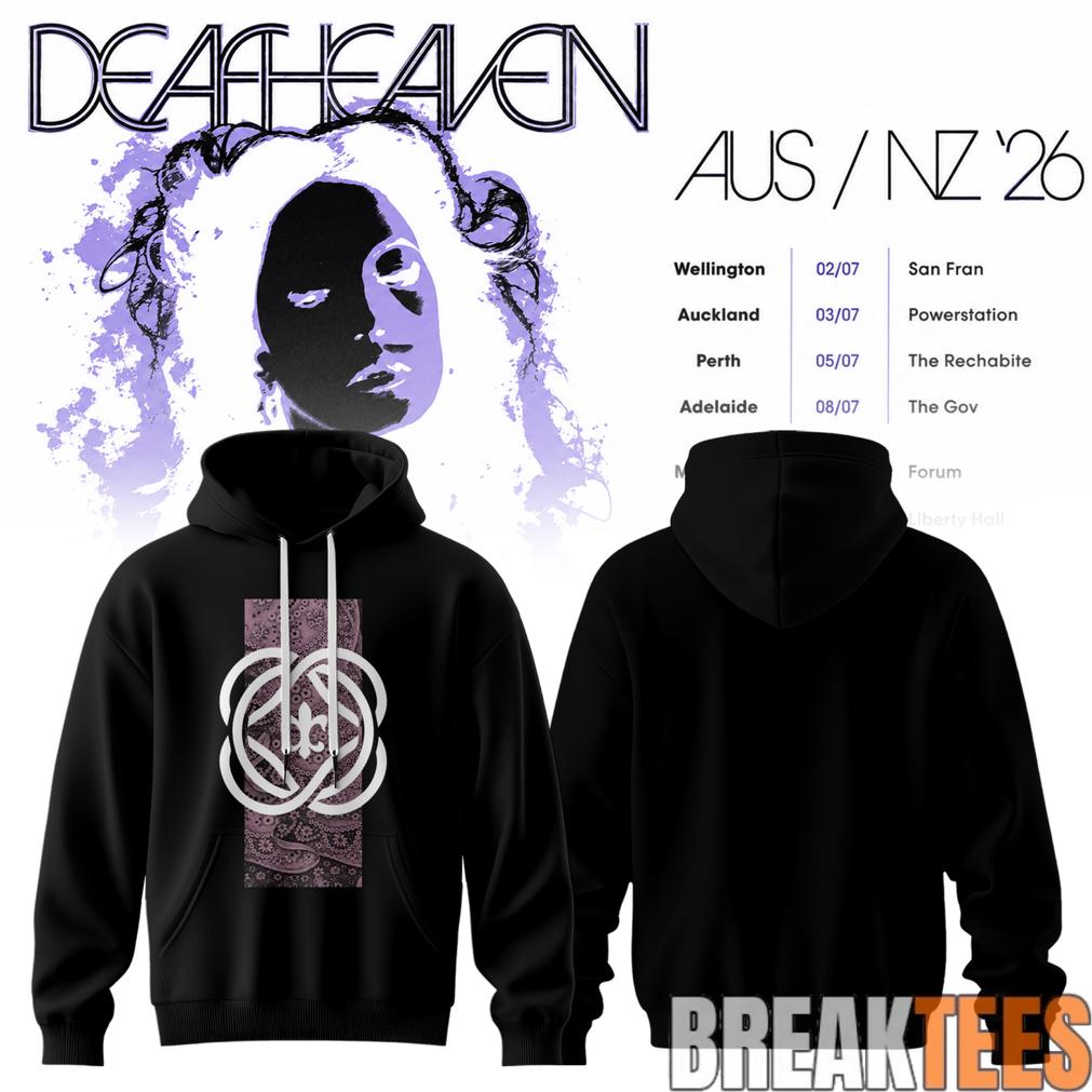 Deafheaven AUS-NZ '26 Tour - Adult & Kids T-Shirts, Sweatshirts & Hoodies apparel design preview 1
