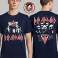 Def Leppard Live 2026 Tour UK And EU Merch Photo With - Adult & Kids T-Shirts, Sweatshirts & Hoodies apparel design preview 1