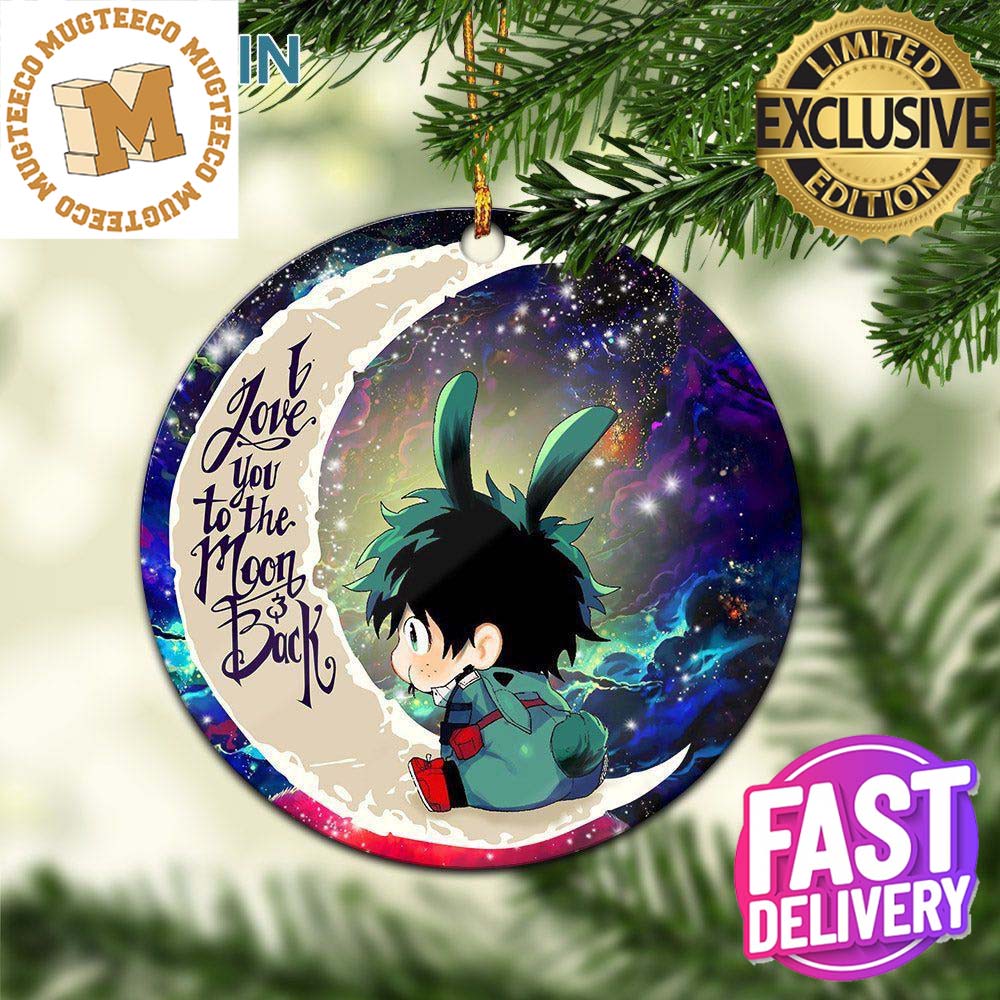 Deku My Hero Academia Anime Love You To The Moon And - Adult & Kids T-Shirts, Sweatshirts & Hoodies apparel design preview 1