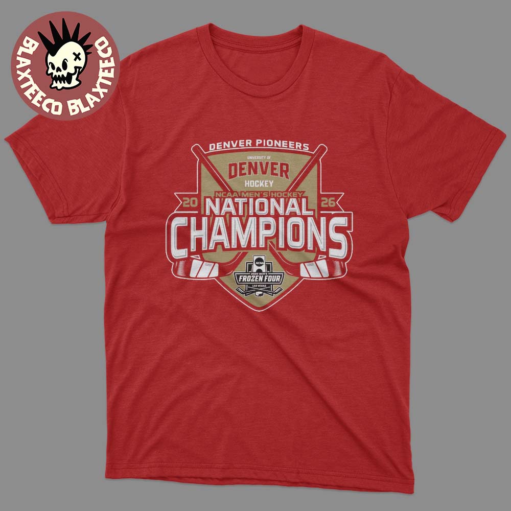 Denver Pioneers 2026 NCAA Frozen Four Men's Ice - Adult & Kids T-Shirts, Sweatshirts & Hoodies apparel design preview 1