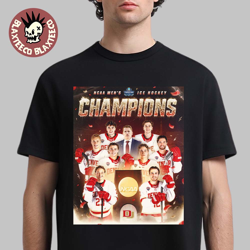 Denver Pioneers Defeating Wisconsin 2-1 Become 2026 - Adult & Kids T-Shirts, Sweatshirts & Hoodies apparel design preview 1