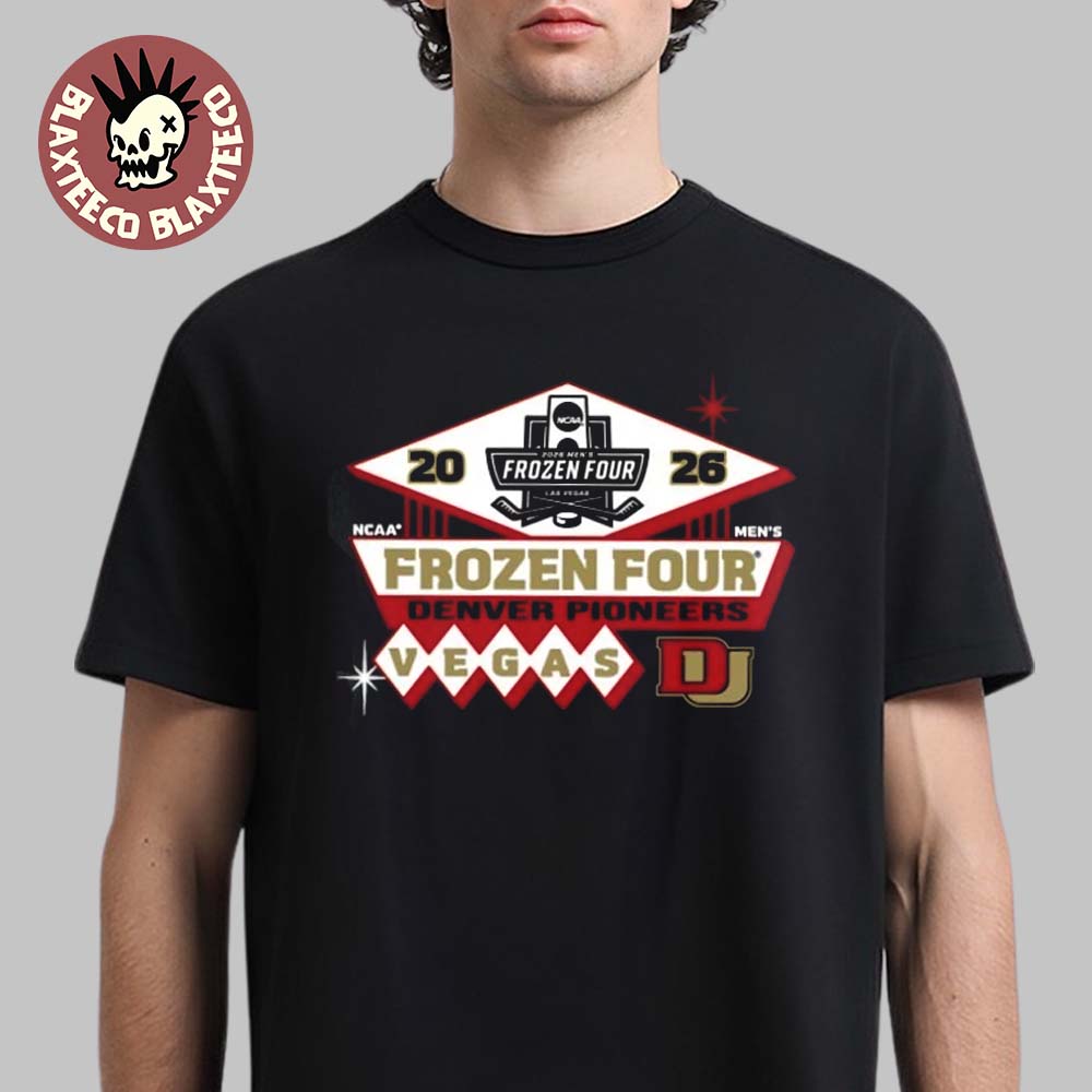 Denver Pioneers Men's Hockey 2026 NCAA Frozen Four - Adult & Kids T-Shirts, Sweatshirts & Hoodies apparel design preview 1