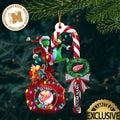 Detroit Red Wings NHL Grinch Candy Cane Personalized - Adult & Kids T-Shirts, Sweatshirts & Hoodies apparel design preview 1