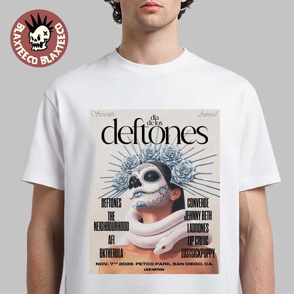 Dia De Los Deftones San Diego California 2026 Event - Adult & Kids T-Shirts, Sweatshirts & Hoodies apparel design preview 1