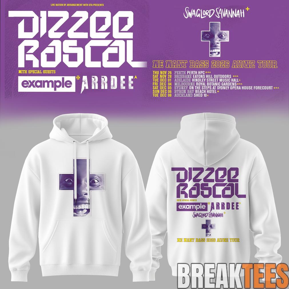 Dizzee Rascal We Want Bass Tour - Adult & Kids T-Shirts, Sweatshirts & Hoodies apparel design preview 1
