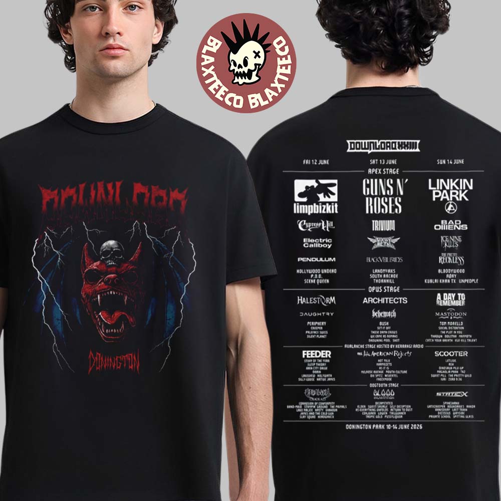 Download Festival 2026 Merch In Donnington UK From 10 - Adult & Kids T-Shirts, Sweatshirts & Hoodies apparel design preview 1