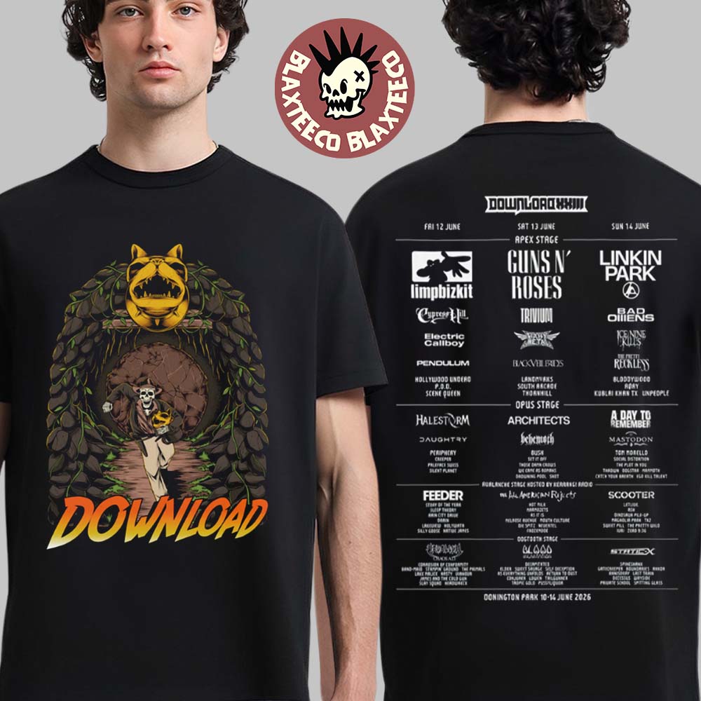 Download Festival 2026 Merch In Donnington UK From 10 - Adult & Kids T-Shirts, Sweatshirts & Hoodies apparel design preview 1