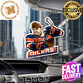 Edmonton Oilers NHL Mascot Personalized Christmas Car - Adult & Kids T-Shirts, Sweatshirts & Hoodies apparel design preview 1