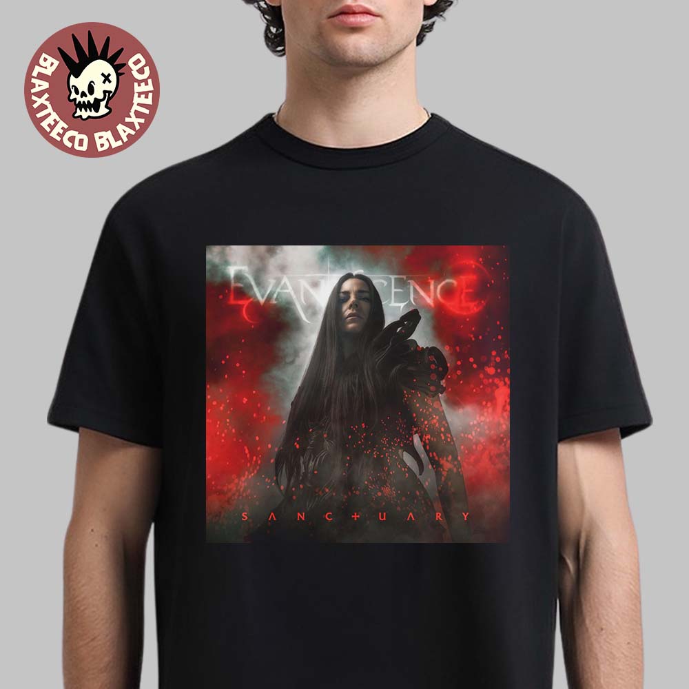 Evanescence Sanctuary Album Cover - Adult & Kids T-Shirts, Sweatshirts & Hoodies apparel design preview 1