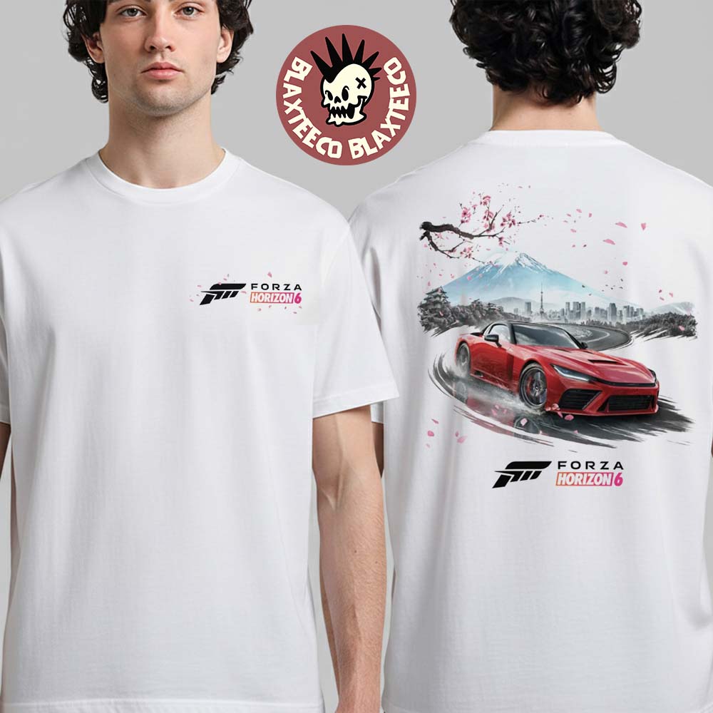 Forza Horizon 6 Official Cover Art Merch Two Sided - Adult & Kids T-Shirts, Sweatshirts & Hoodies apparel design preview 1