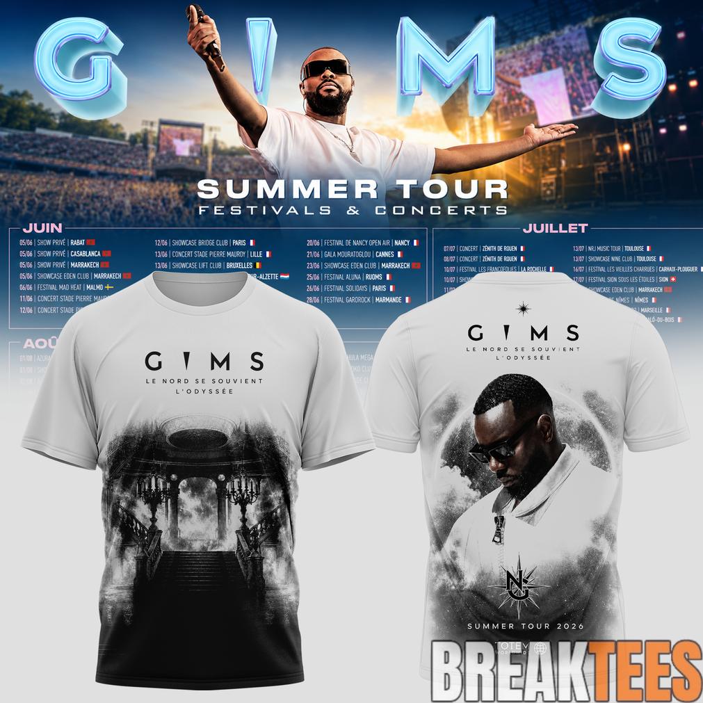 Gims Summer Tour 2026 Special - Adult & Kids T-Shirts, Sweatshirts & Hoodies apparel design preview 1