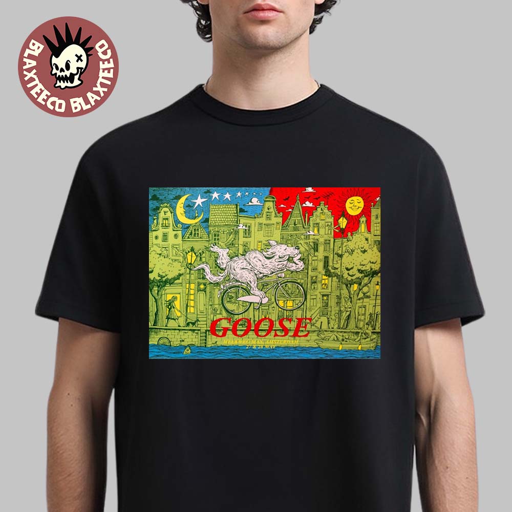 Goose Amsterdam Netherland 2026 Gig Poster At Melkweg - Adult & Kids T-Shirts, Sweatshirts & Hoodies apparel design preview 1