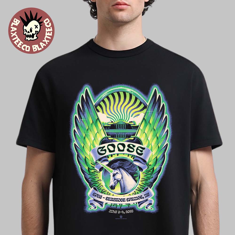 Goose The Band Saratoga Springs New York 2026 Event - Adult & Kids T-Shirts, Sweatshirts & Hoodies apparel design preview 1