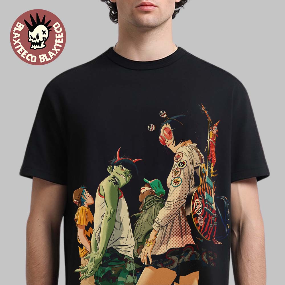 Gorillaz Tottenham London 2026 Show Exclusive Merch - Adult & Kids T-Shirts, Sweatshirts & Hoodies apparel design preview 1