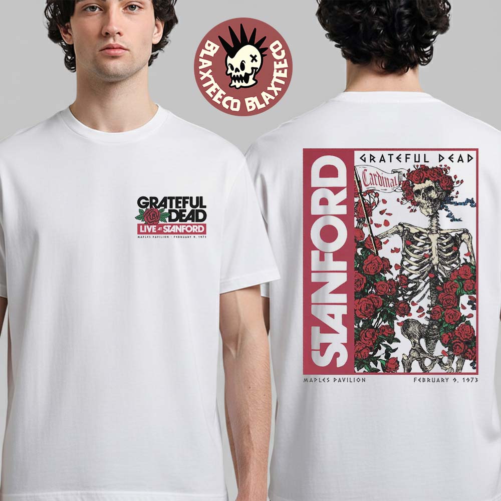 Grateful Dead X Stanford University Class Trip Live - Adult & Kids T-Shirts, Sweatshirts & Hoodies apparel design preview 1