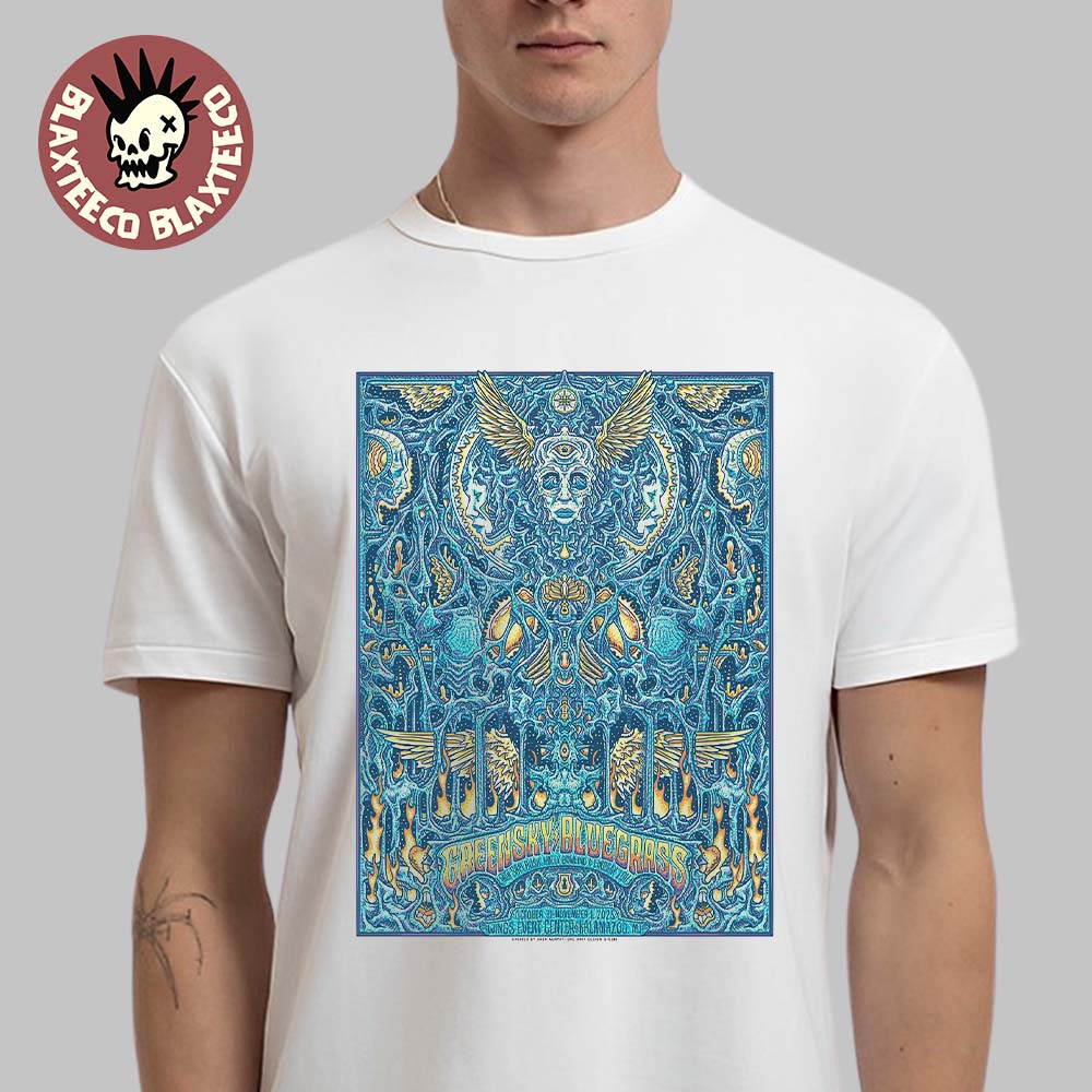 Greensky Bluegrass Kalamazoo Michigan 2025 Venue - Adult & Kids T-Shirts, Sweatshirts & Hoodies apparel design preview 1