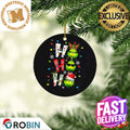 Grinch Ho Emoji Merry Christmas 2023 Decorations - Adult & Kids T-Shirts, Sweatshirts & Hoodies apparel design preview 1