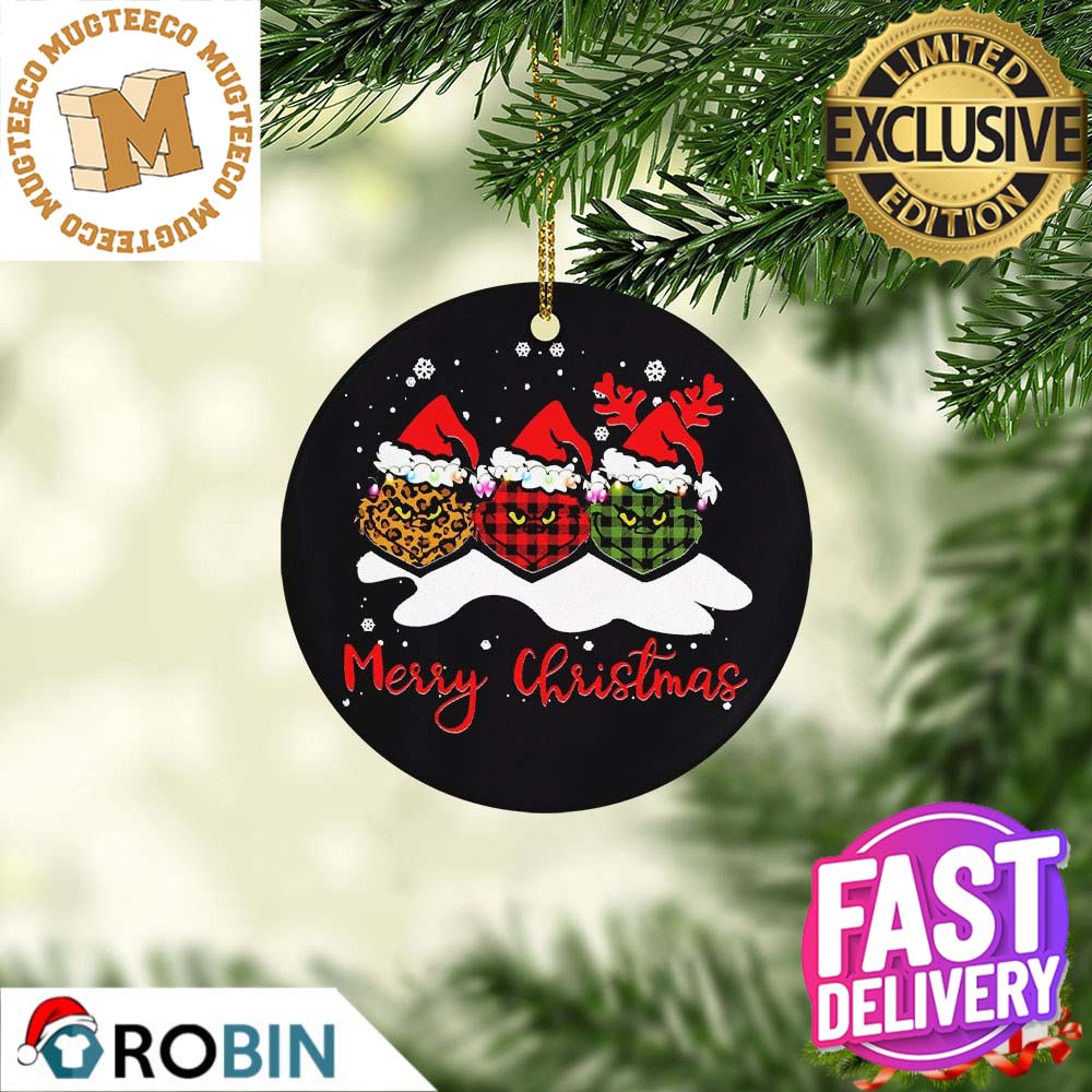 Grinch Holiday Gifts Merry Christmas 2023 Ornament - Adult & Kids T-Shirts, Sweatshirts & Hoodies apparel design preview 1
