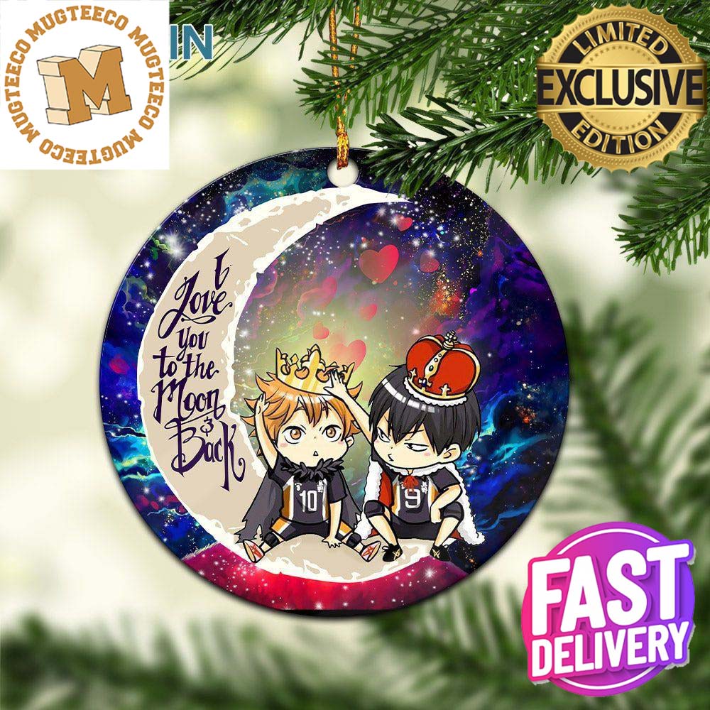 Hinata And Tobio Haikyuu Love You To The Moon Back - Adult & Kids T-Shirts, Sweatshirts & Hoodies apparel design preview 1