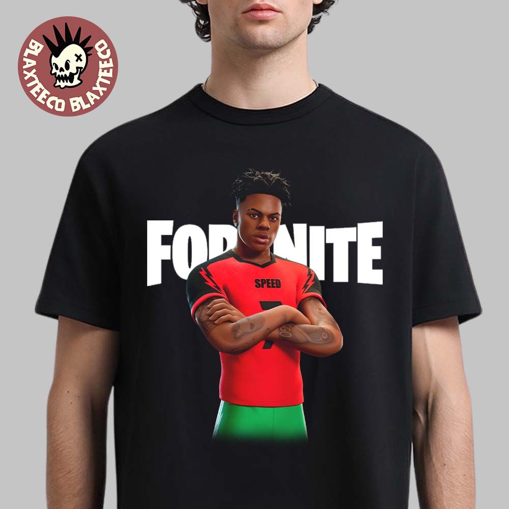 IShowSpeed X Fortnite Skin Reveal Regular Number 7 - Adult & Kids T-Shirts, Sweatshirts & Hoodies apparel design preview 1