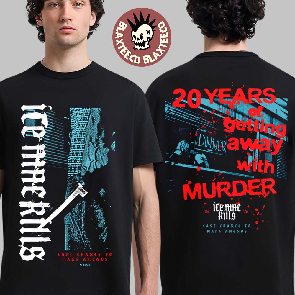 Ice Nine Kills Last Chance to Make Amends 20 Years Of - Adult & Kids T-Shirts, Sweatshirts & Hoodies apparel design preview 1