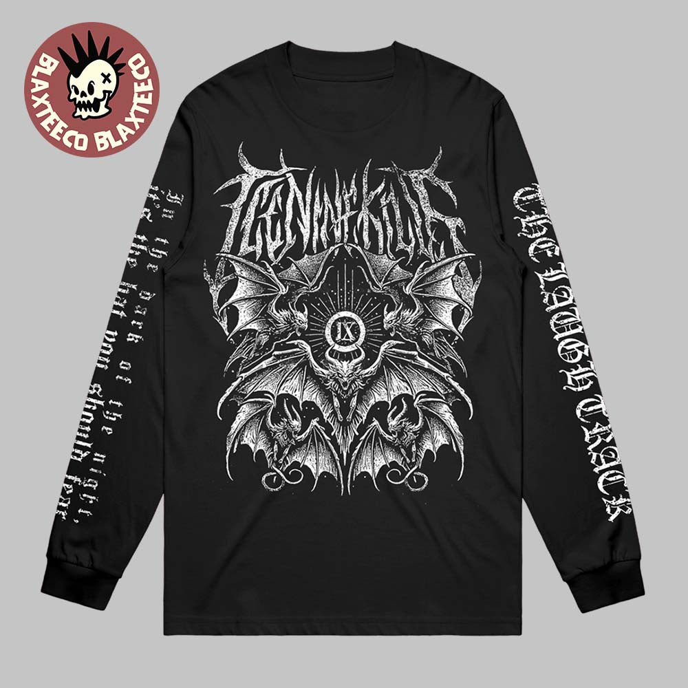 Ice Nine Kills The Laugh Track Black Metal Friday Bat - Adult & Kids T-Shirts, Sweatshirts & Hoodies apparel design preview 1
