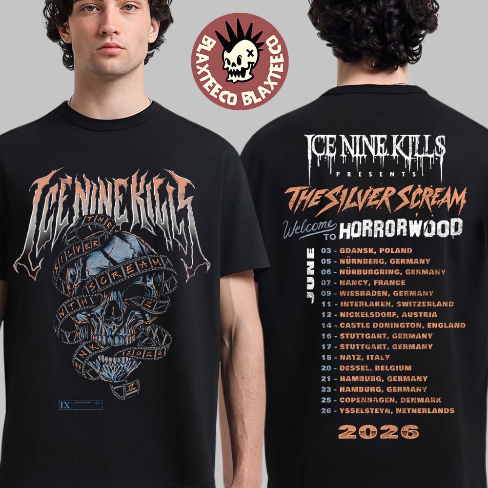 Ice Nine Kills The Silver Scream Welcome To - Adult & Kids T-Shirts, Sweatshirts & Hoodies apparel design preview 1