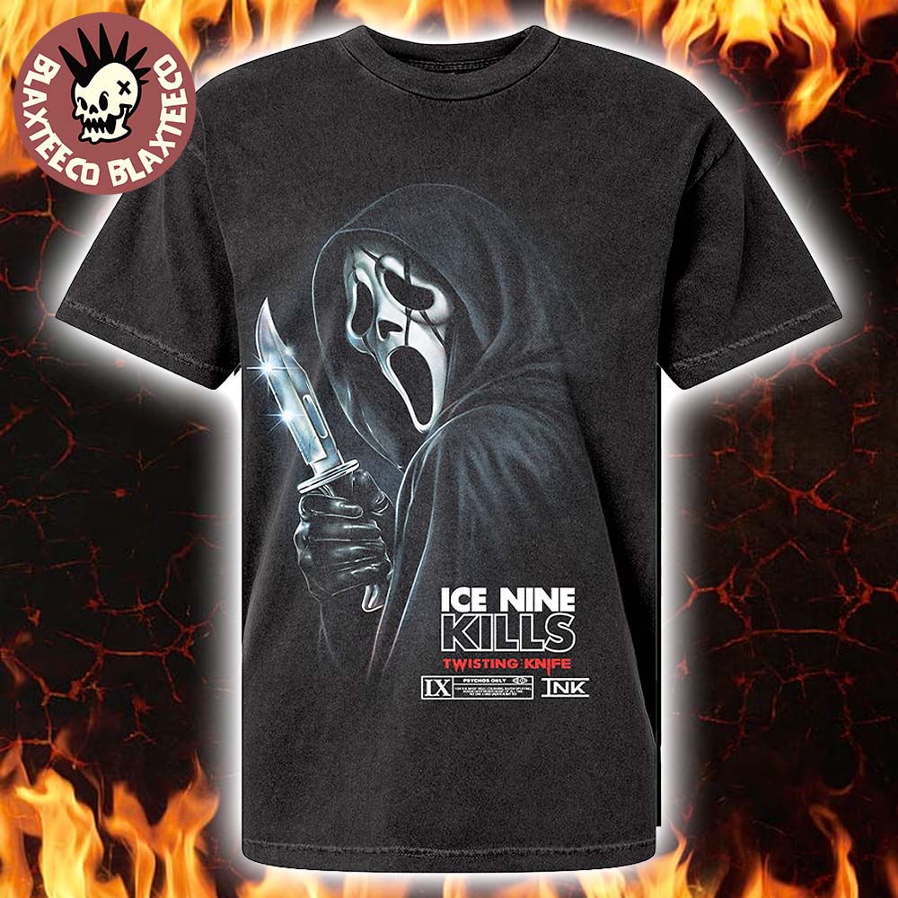 Ice Nine Kills X Scream 7 Nightmare On The Knife Part - Adult & Kids T-Shirts, Sweatshirts & Hoodies apparel design preview 1