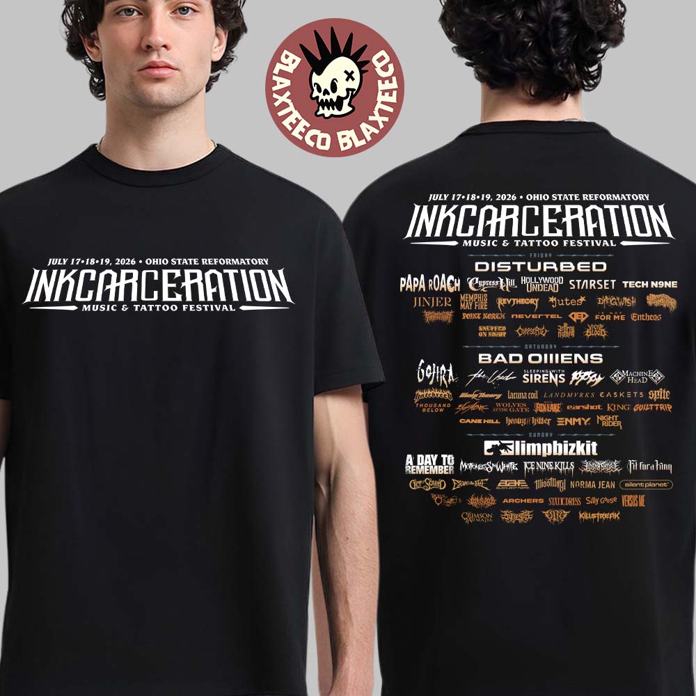 Inkcarceration Music And Tattoo Festival 2026 Full - Adult & Kids T-Shirts, Sweatshirts & Hoodies apparel design preview 1