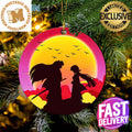 Inuyahsa Sunset Xmas Gifts Christmas Decorations - Adult & Kids T-Shirts, Sweatshirts & Hoodies apparel design preview 1