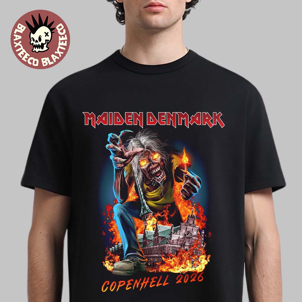Iron Maiden Copenhell 2026 Denmark - Adult & Kids T-Shirts, Sweatshirts & Hoodies apparel design preview 1