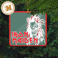 Iron Maiden First Album Holiday Gifts Christmas Tree - Adult & Kids T-Shirts, Sweatshirts & Hoodies apparel design preview 1
