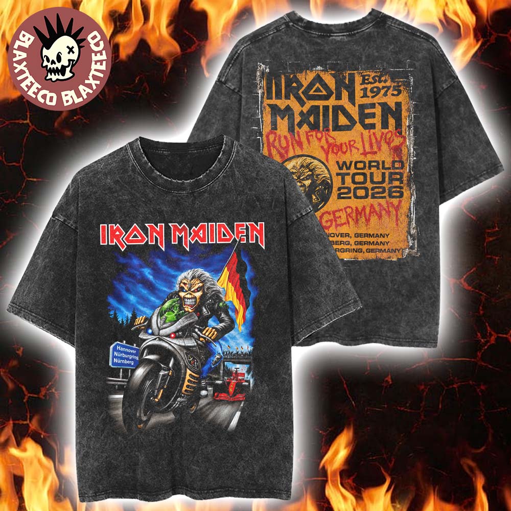 Iron Maiden Germany 2026 Tour Exclusive Event For - Adult & Kids T-Shirts, Sweatshirts & Hoodies apparel design preview 1