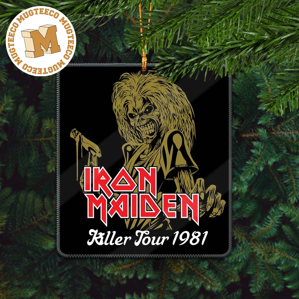 Iron Maiden Killer Tour 1981 Holiday Gifts Christmas - Adult & Kids T-Shirts, Sweatshirts & Hoodies apparel design preview 1