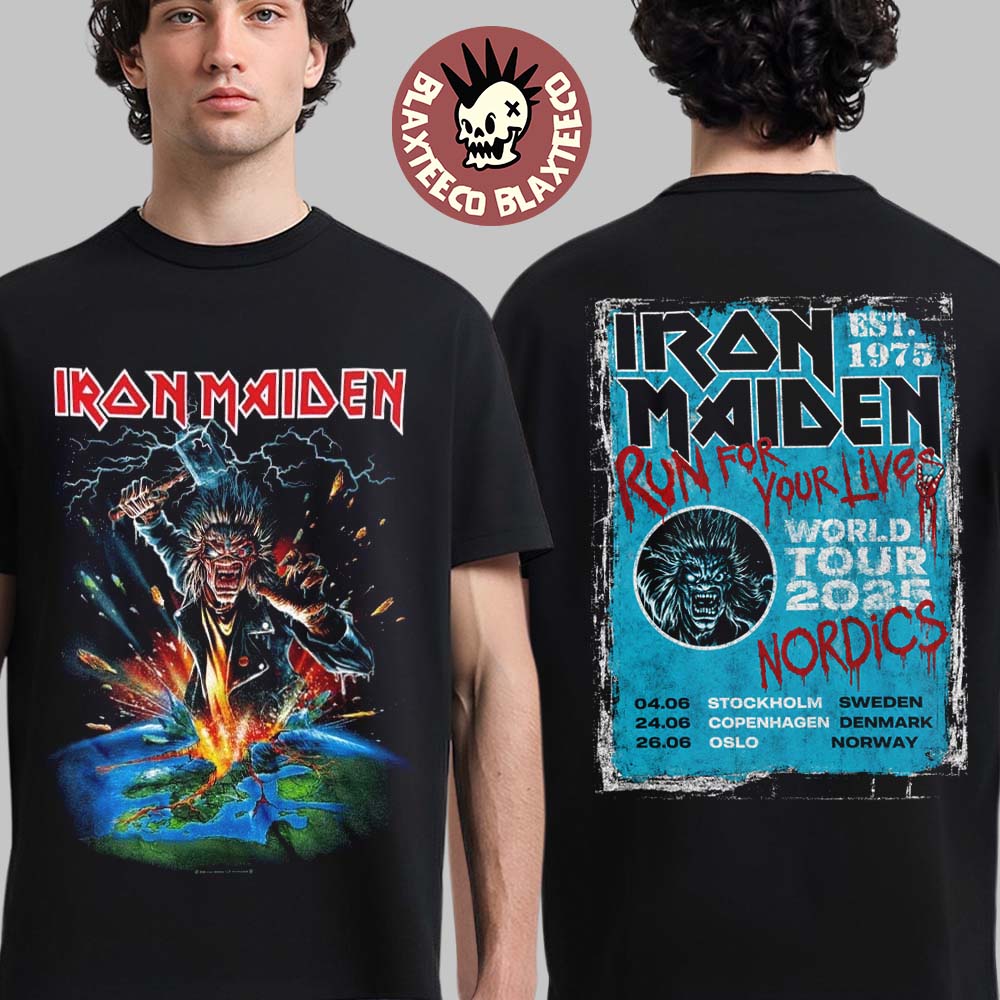 Iron Maiden Nordics 2026 Tour Exclusive Event For - Adult & Kids T-Shirts, Sweatshirts & Hoodies apparel design preview 1