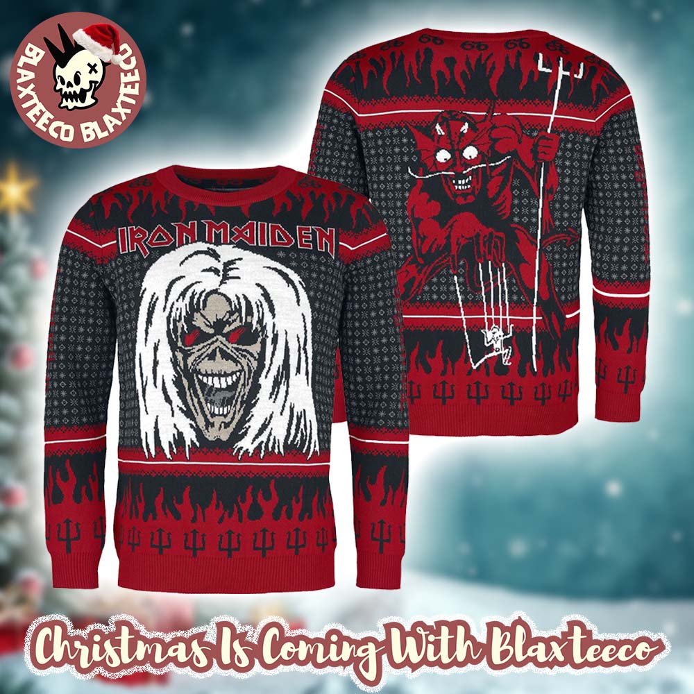 Iron Maiden The Number of Beast Eddie And Little - Adult & Kids T-Shirts, Sweatshirts & Hoodies apparel design preview 1