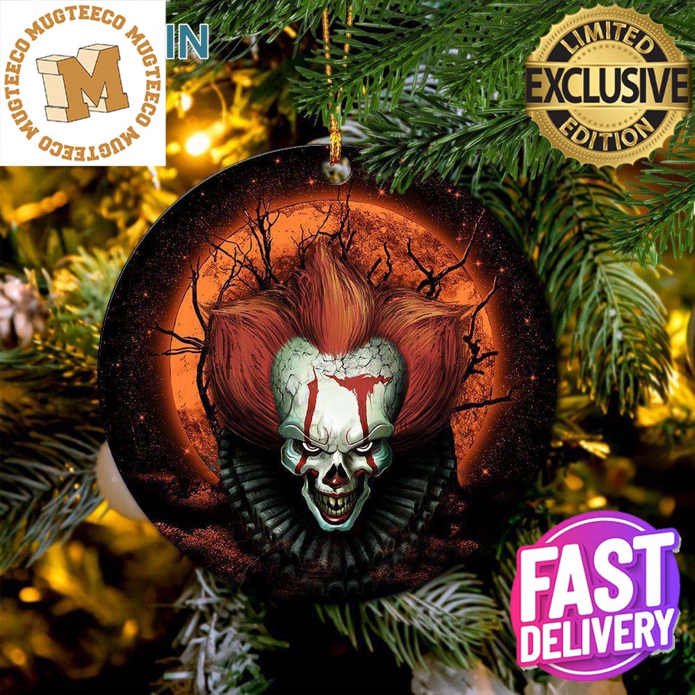 It Horror Movie Moonlight Personalized Christmas Tree - Adult & Kids T-Shirts, Sweatshirts & Hoodies apparel design preview 1