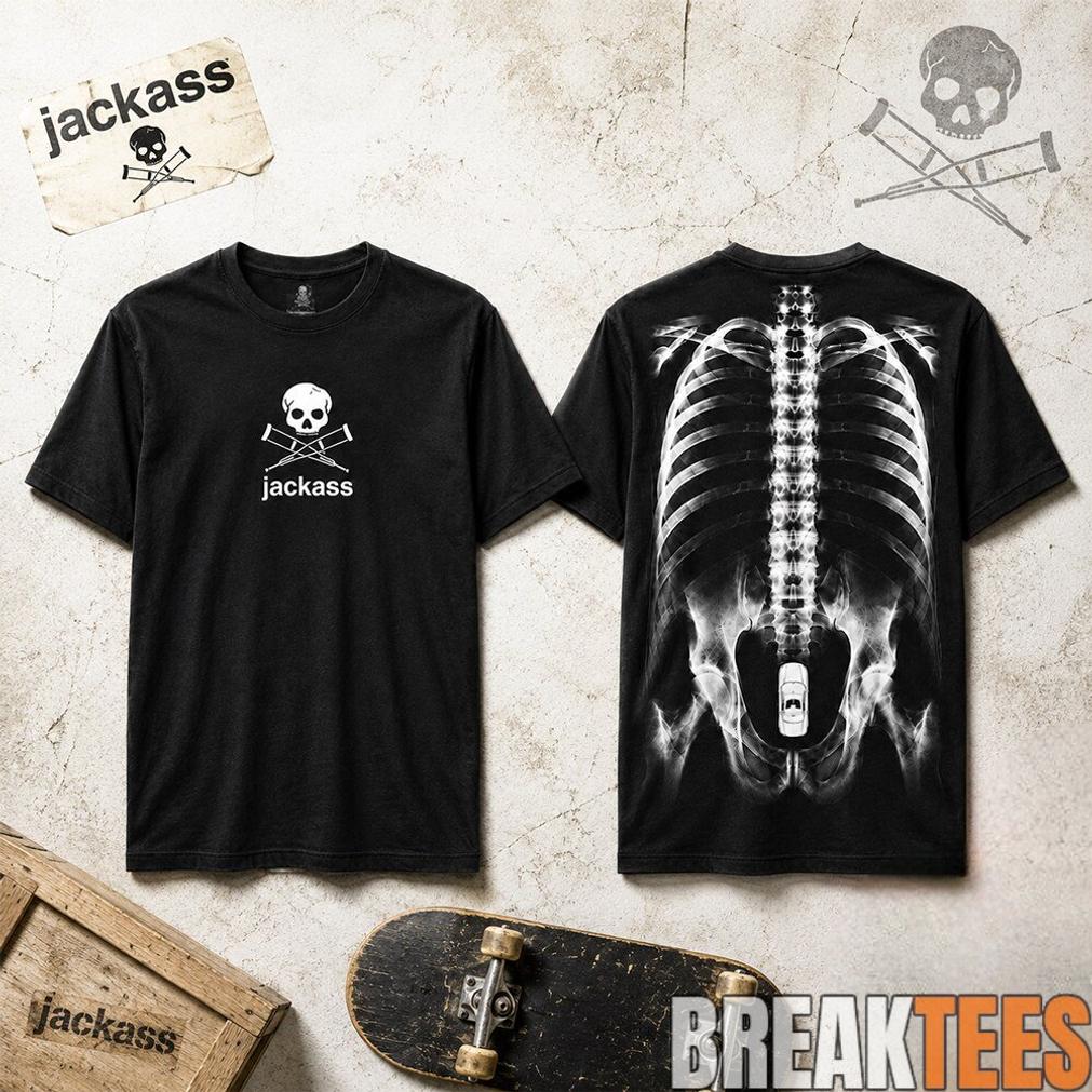 Jackass Ryan Dunn Toy Car Butt X-Ray - Adult & Kids T-Shirts, Sweatshirts & Hoodies apparel design preview 1