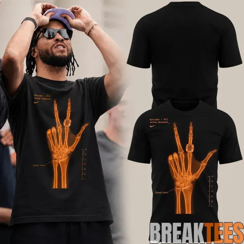 Jalen Brunson 'X-Ray' Signatures Print 2D - Adult & Kids T-Shirts, Sweatshirts & Hoodies apparel design preview 1