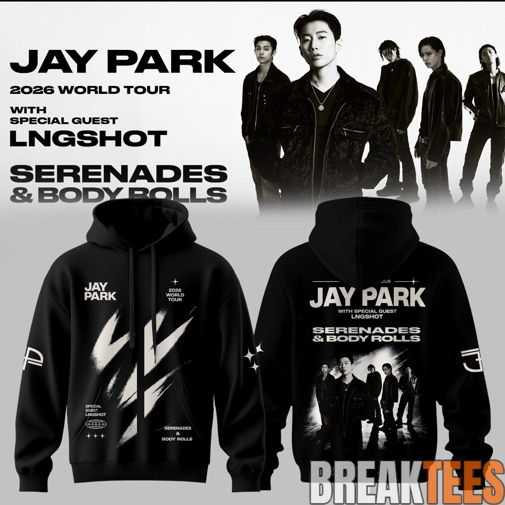 Jay Park World Tour 2026 Serenades Body Rolls Black - Adult & Kids T-Shirts, Sweatshirts & Hoodies apparel design preview 1