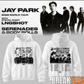 Jay Park World Tour 2026 Serenades Body Rolls White - Adult & Kids T-Shirts, Sweatshirts & Hoodies apparel design preview 1