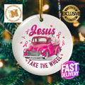 Jesus Take The Wheel Breast Cancer Awareness Keepsake - Adult & Kids T-Shirts, Sweatshirts & Hoodies apparel design preview 1