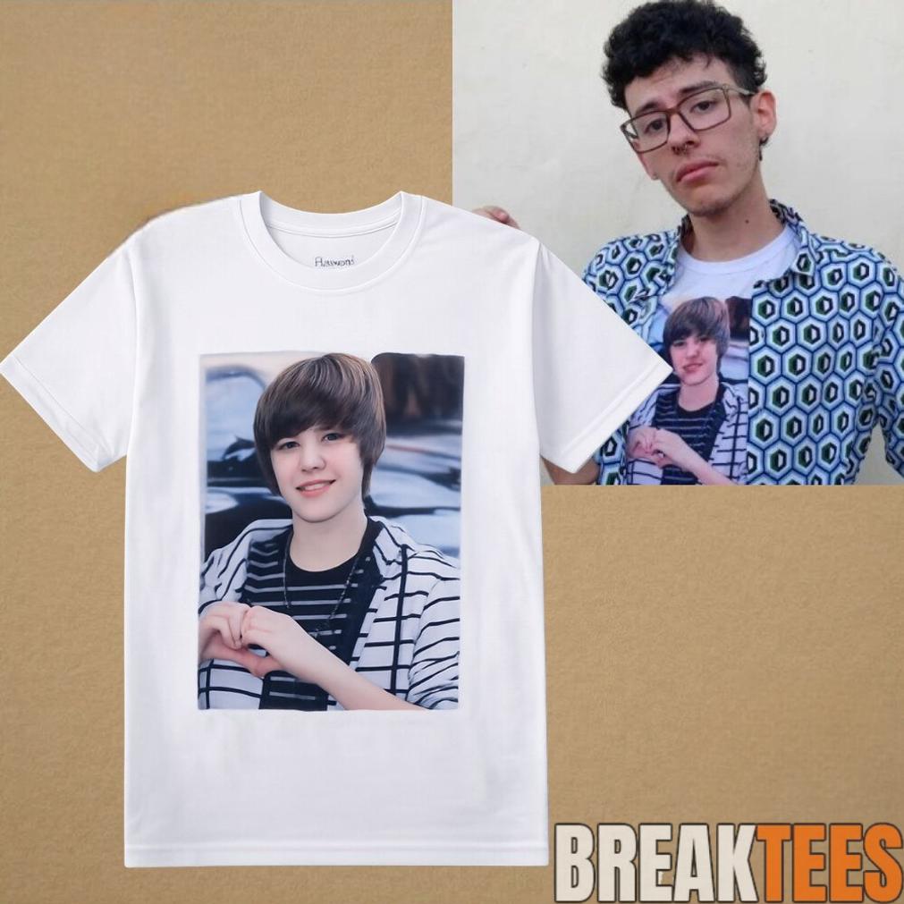 Justin Bieber Vintage Style Photo Y2K Pop Star - Adult & Kids T-Shirts, Sweatshirts & Hoodies apparel design preview 1