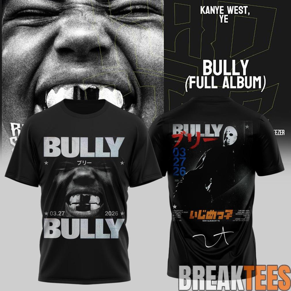 Kanye West Rap Star 'Bully' 2026 Tour - Adult & Kids T-Shirts, Sweatshirts & Hoodies apparel design preview 1