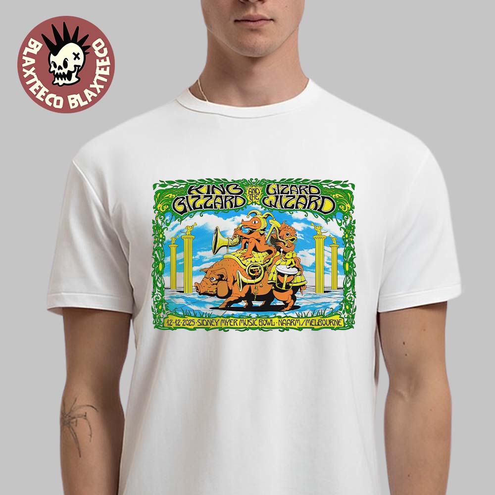 King Gizzard And The Lizard Wizard Naarm Melbourne - Adult & Kids T-Shirts, Sweatshirts & Hoodies apparel design preview 1