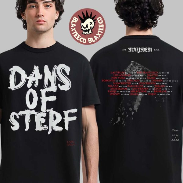 Lady Gaga The Mayhem Ball Tour 2025 2026 Exclusive - Adult & Kids T-Shirts, Sweatshirts & Hoodies apparel design preview 1