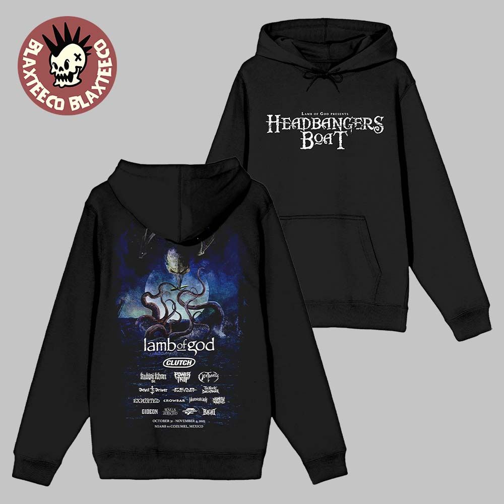Lamb Of God Headbangers Boat Cruise Collection 2025 - Adult & Kids T-Shirts, Sweatshirts & Hoodies apparel design preview 1