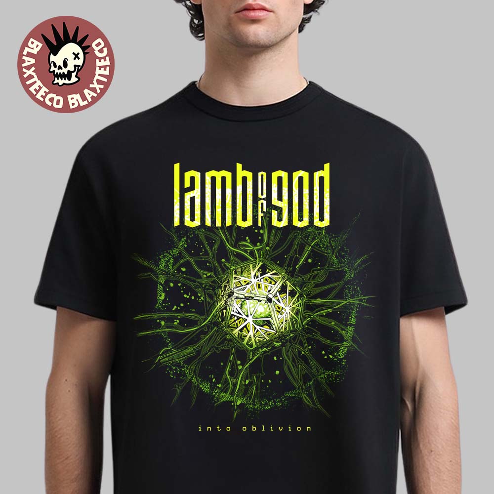 Lamb Of God Into Oblivion 10th Studio Album Cover Art - Adult & Kids T-Shirts, Sweatshirts & Hoodies apparel design preview 1