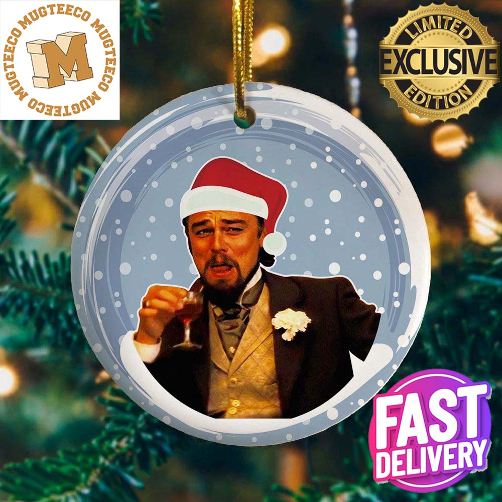 Leo Laughing Meme Funny 2023 Holiday Gifts Christmas - Adult & Kids T-Shirts, Sweatshirts & Hoodies apparel design preview 1